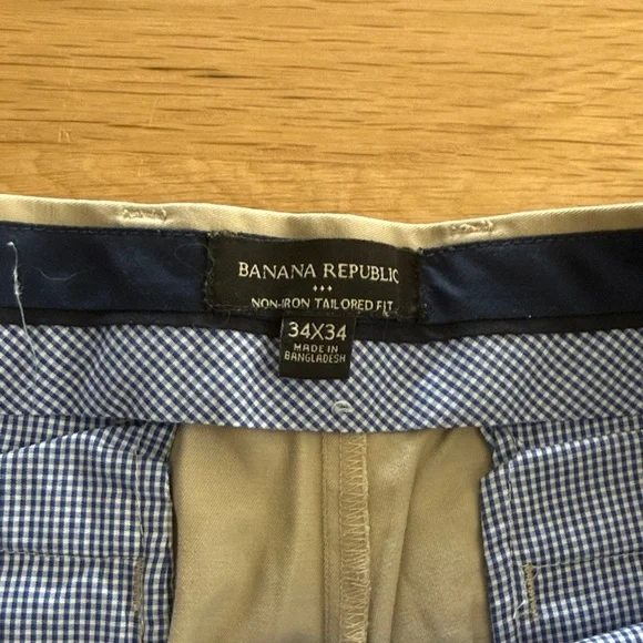 Banana Republic Light Tan Chino Pants - Picture 2 of 6